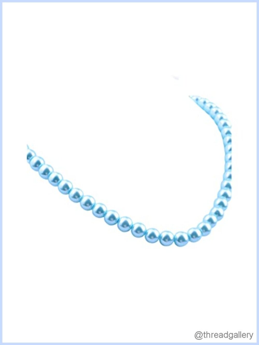 Imitation Pearl Necklace Baroque Strands Short Dainty Choker Round Pearl Choker